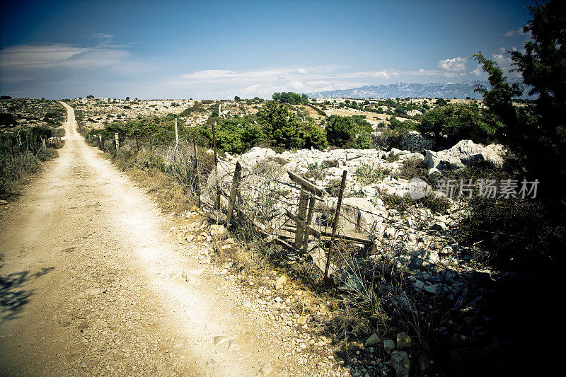 砾石农村道路