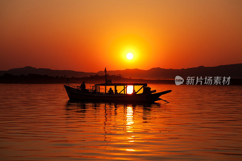 渔民，茵莱湖，缅甸