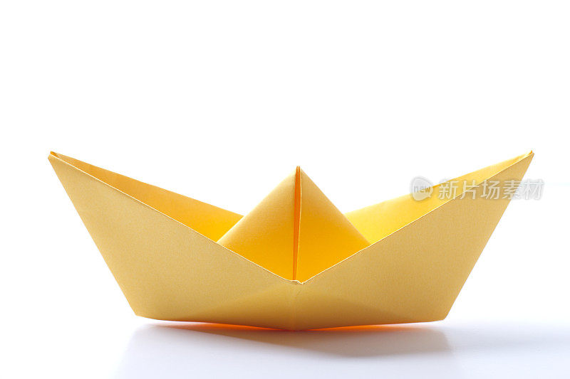 纸折纸船