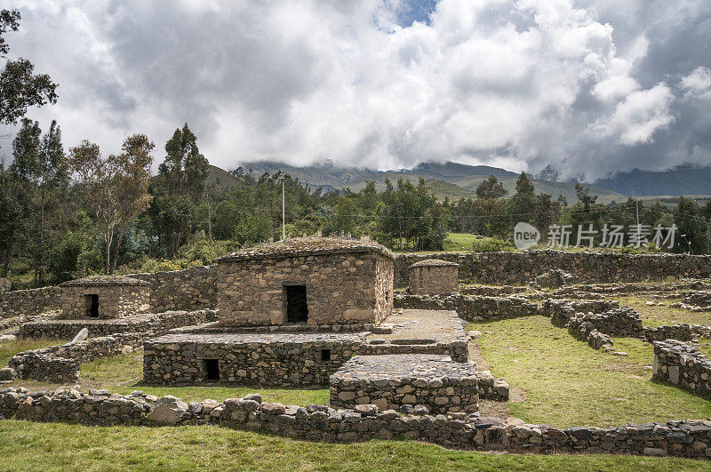 秘鲁瓦拉兹的伊奇克维尔卡温遗址