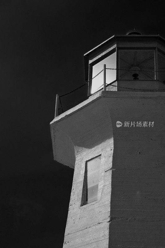 佩吉湾灯塔，加拿大新斯科舍省。