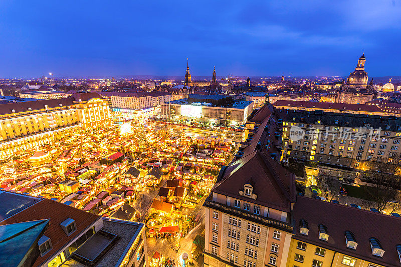 德累斯顿的圣诞市场