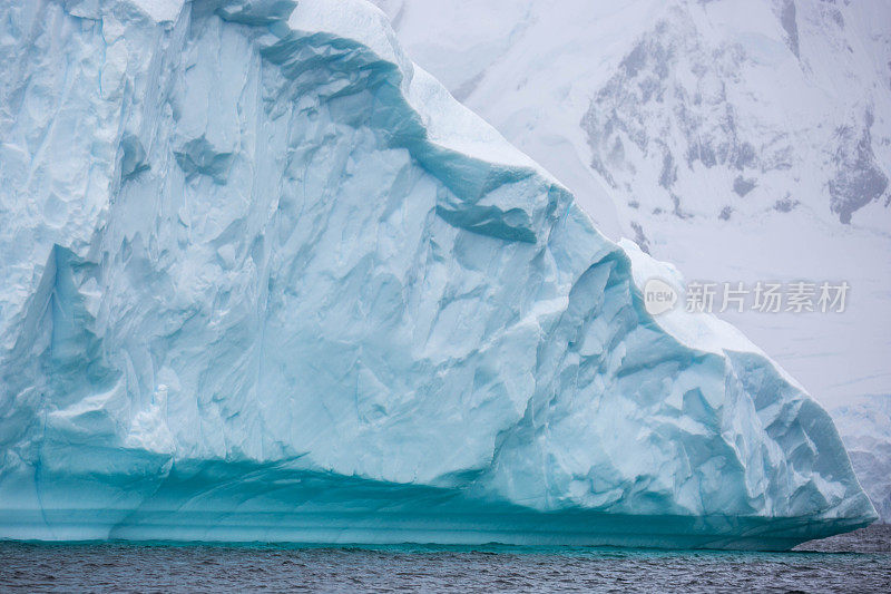 南极洲:达莫角的冰山