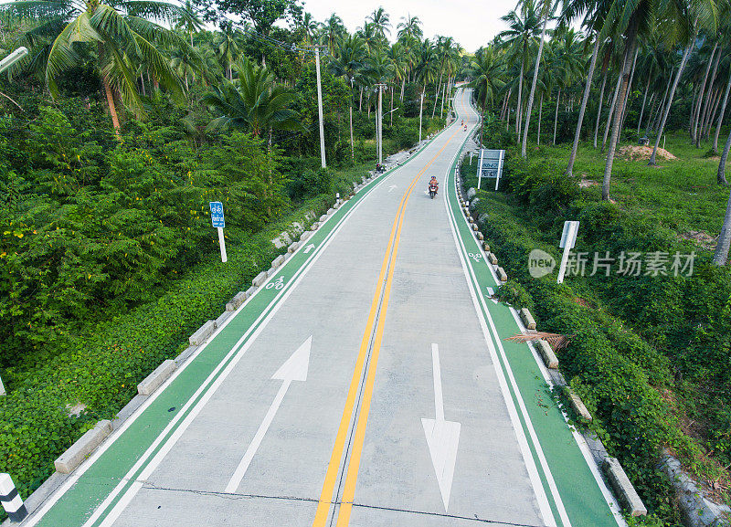 泰国的蜿蜒道路