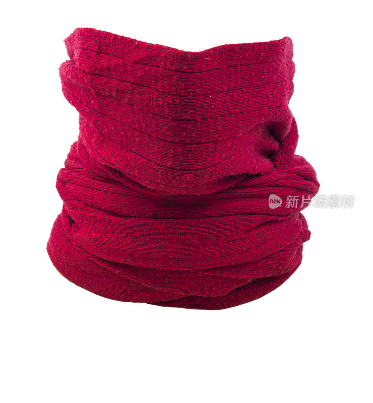 红色的围巾