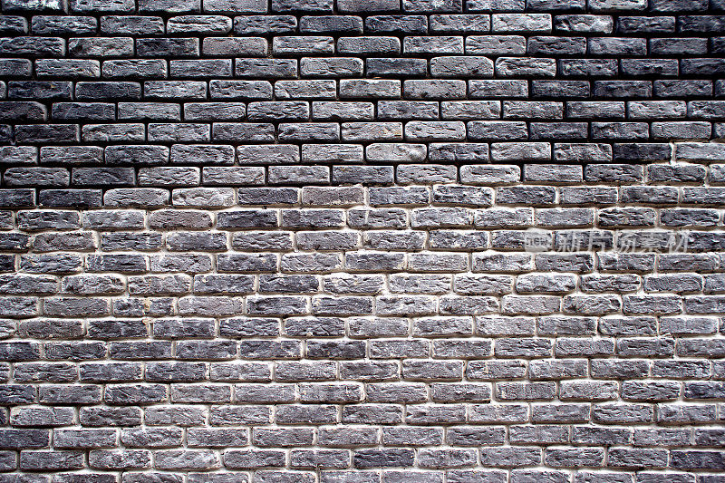 旧的灰色砖墙背景