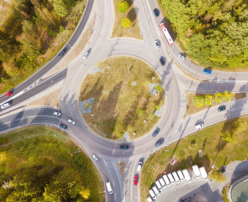 斯德哥尔摩希斯塔交通公路十字路口