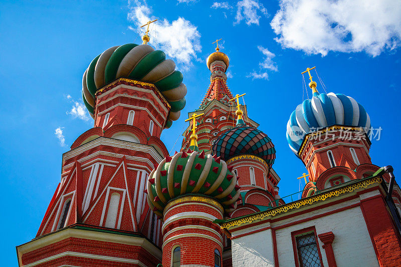 俄罗斯莫斯科圣巴西尔大教堂