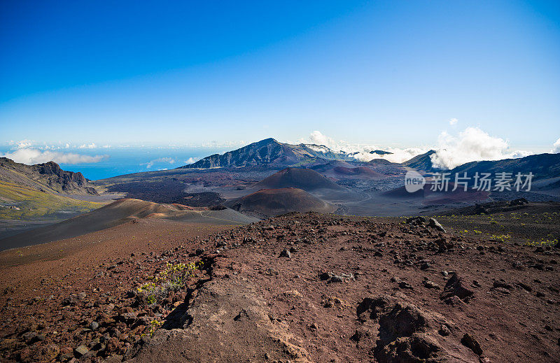 夏威夷毛伊岛的哈雷阿卡拉火山