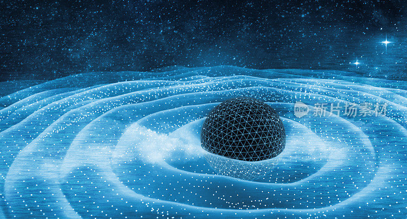 三维空间中围绕黑洞的引力波