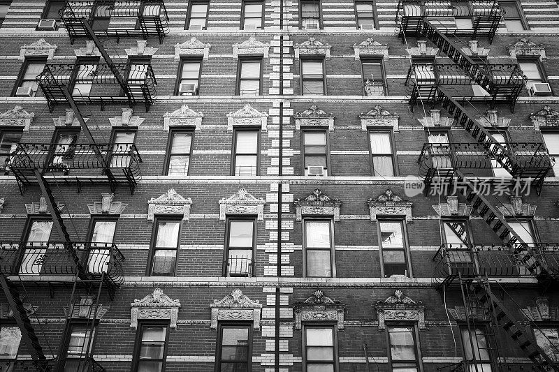 大楼在SoHo，曼哈顿，纽约市