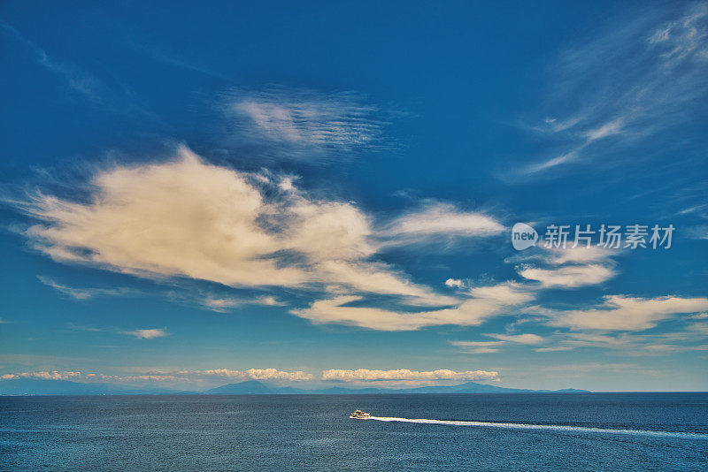 阿马尔菲海岸-地中海-萨莱诺湾