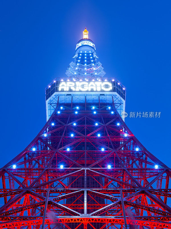 蓝色的东京塔