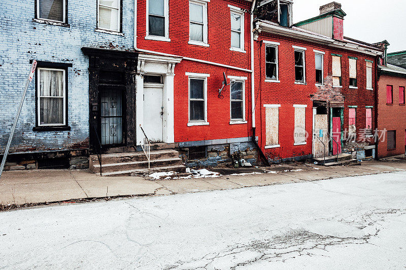 废弃住宅——宾夕法尼亚州匹兹堡上城区