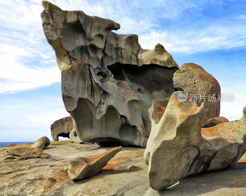 袋鼠岛引人注目的岩石自然地标