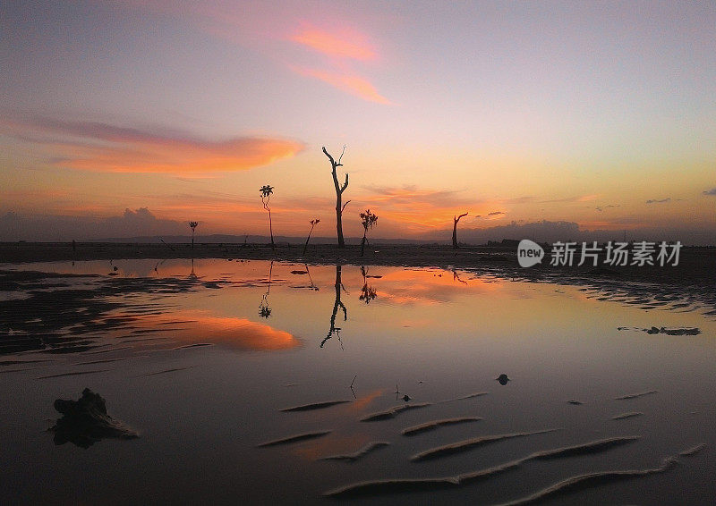 亚齐的日落风景