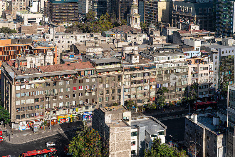 智利圣地亚哥城市景观