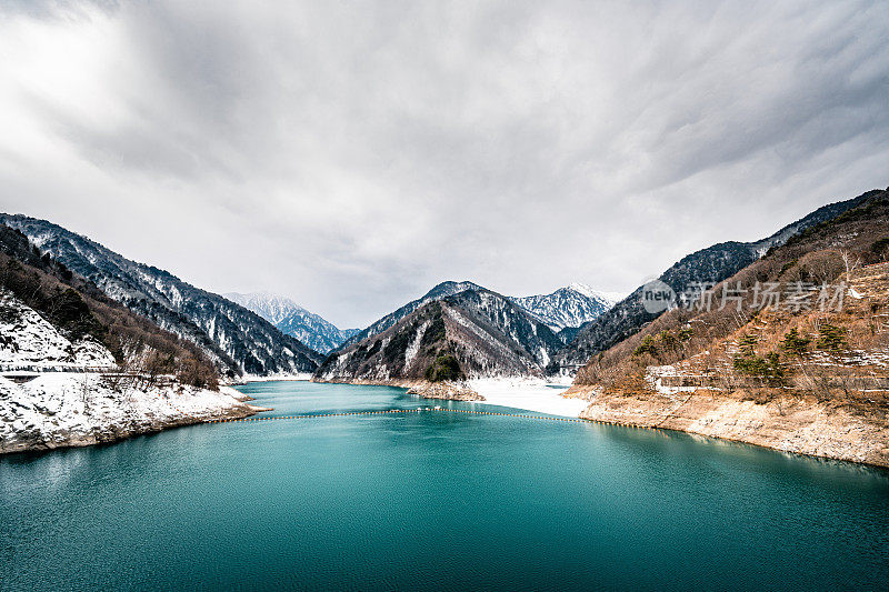 日本富山市中川区立山市冬景