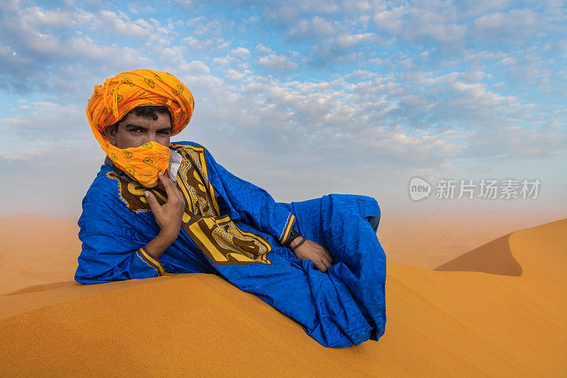 摩洛哥南部的撒哈拉沙漠。