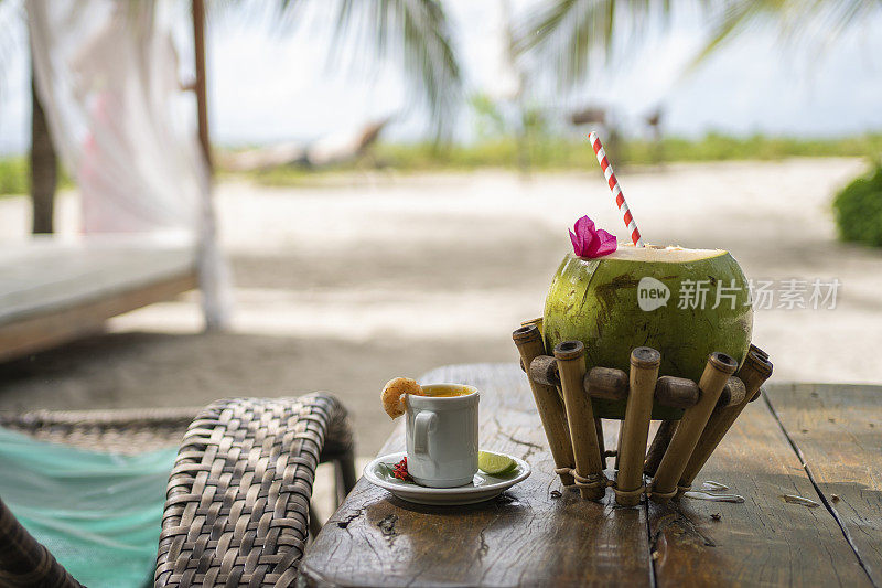 海边豪华酒店里的地中海美食