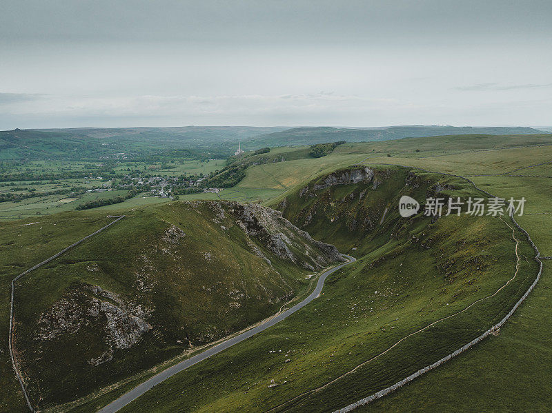 温纳茨山口，峰区，英格兰，英国