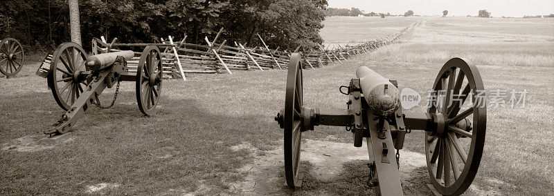 葛底斯堡内战大炮。