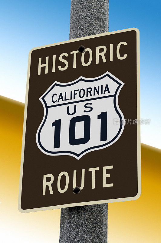 101号公路标志