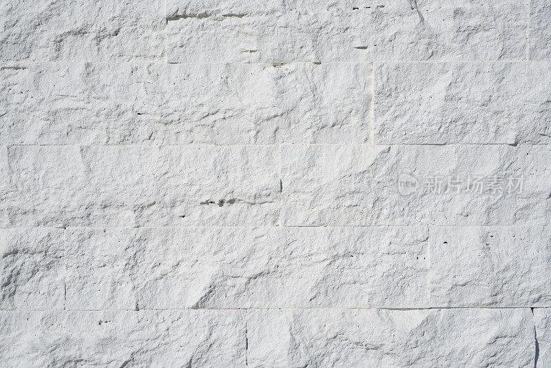 白色的石头墙