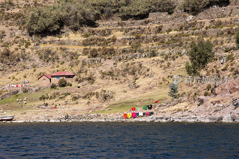 秘鲁，Titicaca湖上的Taquile岛