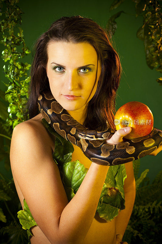 蛇娃和苹果