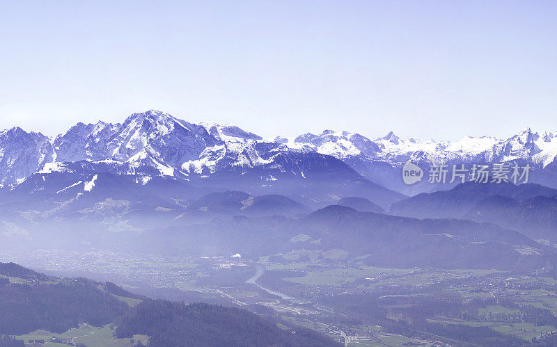 在奥地利阿尔卑斯山