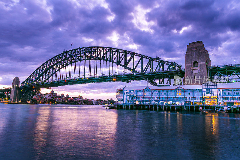 悉尼海港大桥日出
