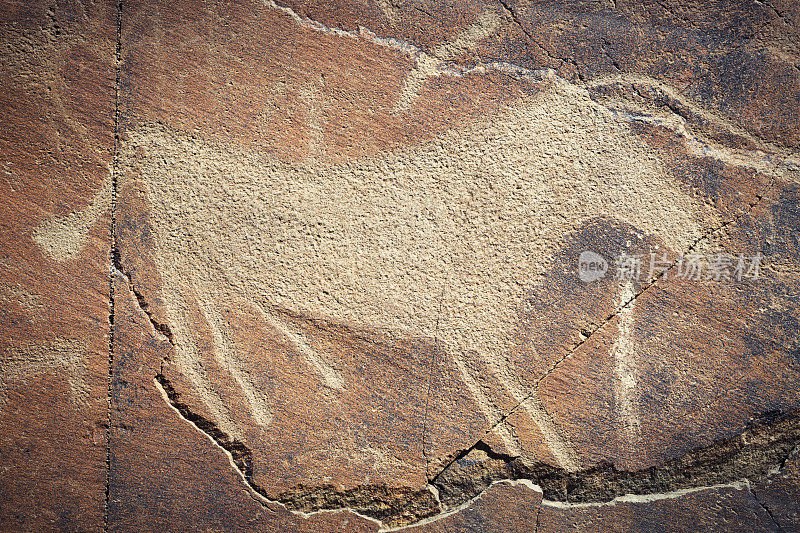 哈萨克斯坦坦加里的古岩画