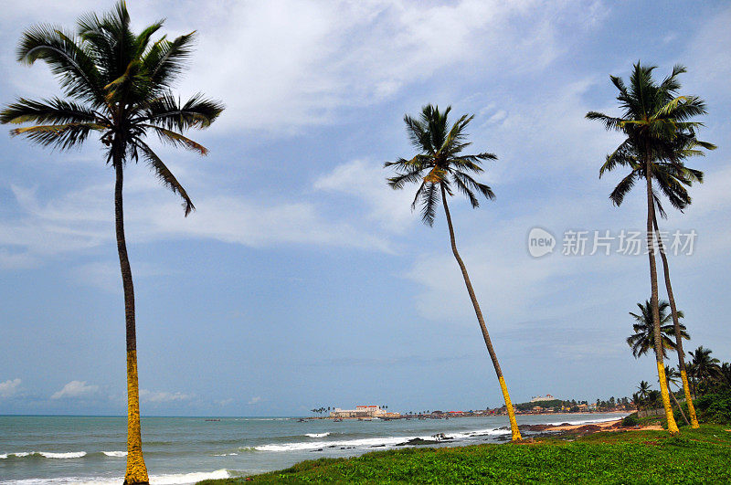 加纳、Elmina:海滩