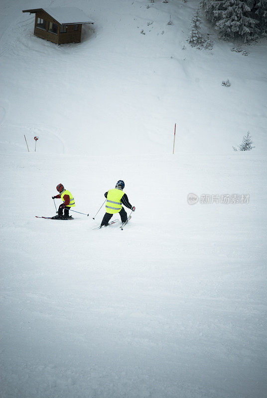 第一次滑雪的经历