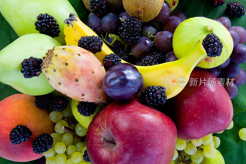 各种热带有机水果