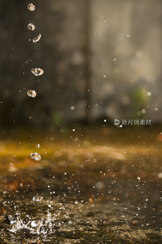 雨水和泄漏