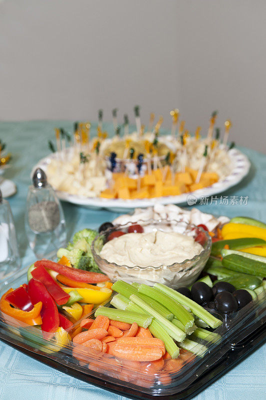 奶酪和蔬菜聚会拼盘