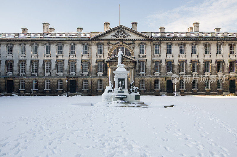 剑桥大学国王学院的冬天
