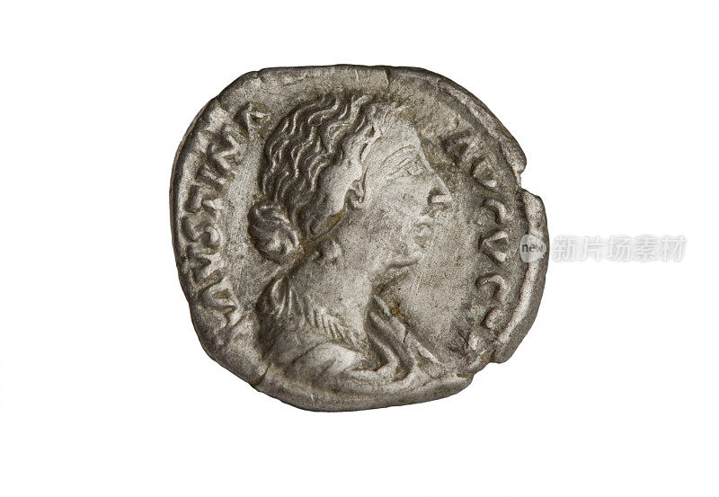 古罗马钱币-年轻的福斯蒂娜