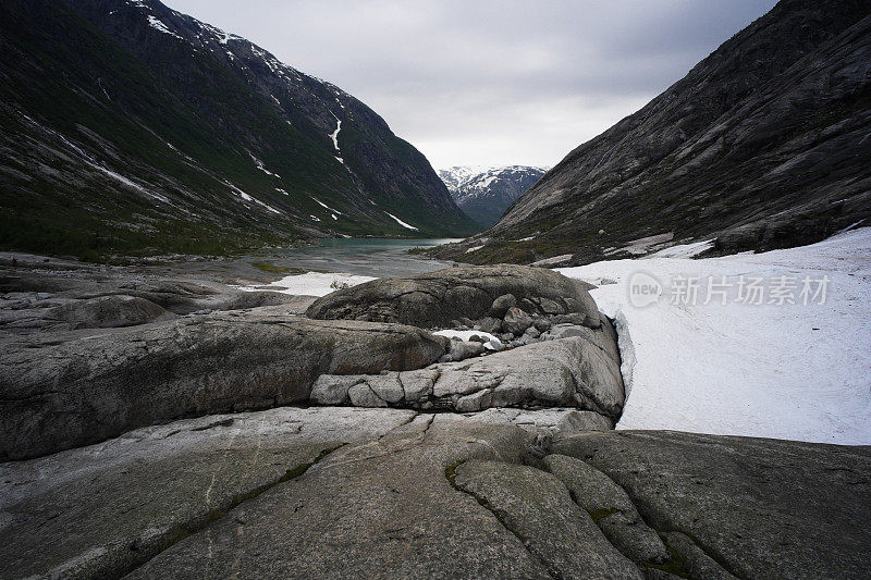 挪威的冰川谷