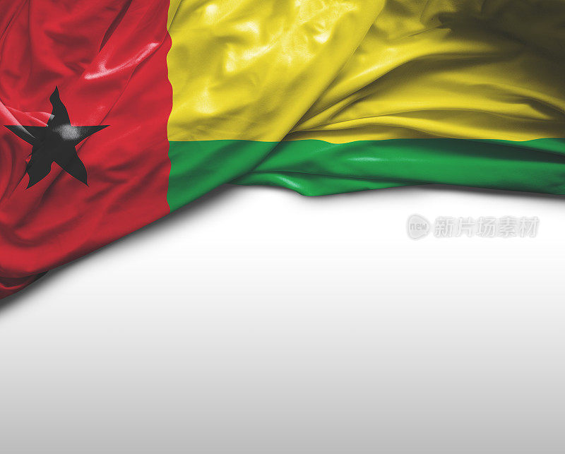 几内亚比绍挥舞旗帜