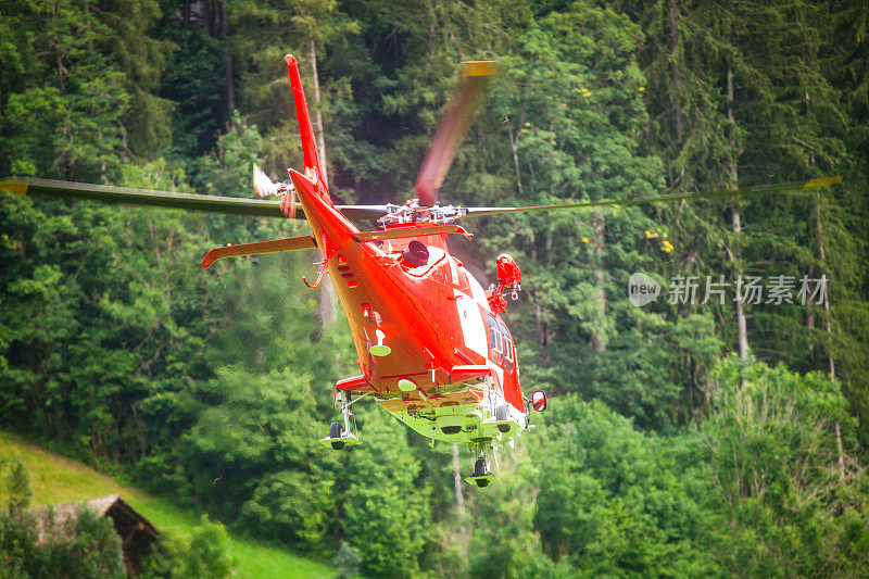 瑞士救援直升机