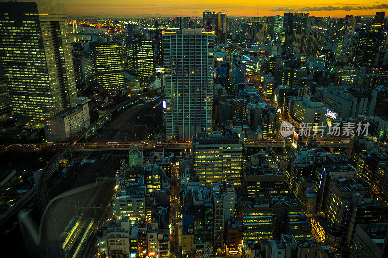 东京的城市夜景