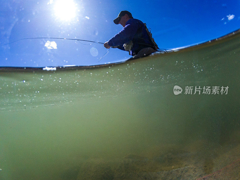 水下飞钓视角