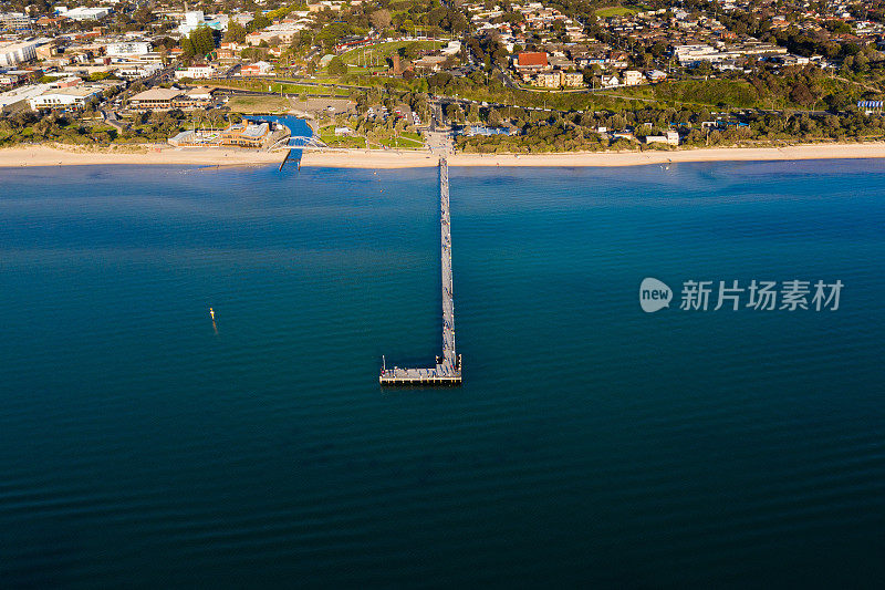 Frankston码头空中