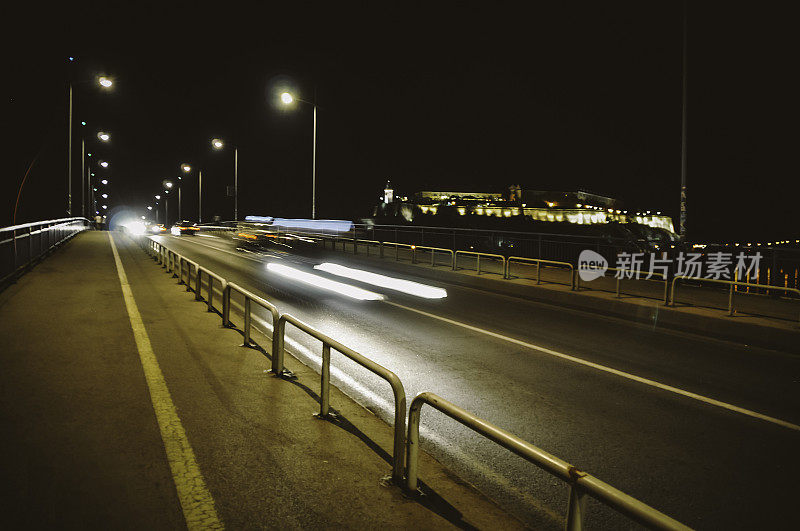 交通城市夜晚