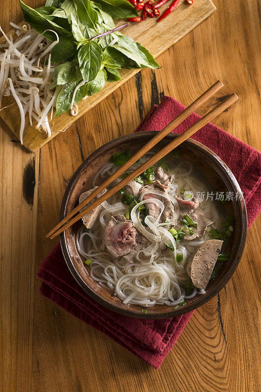 越南河粉和牛肉