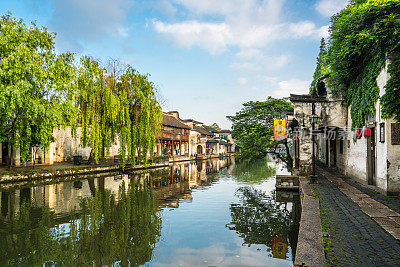 中国南浔古镇沿河民居