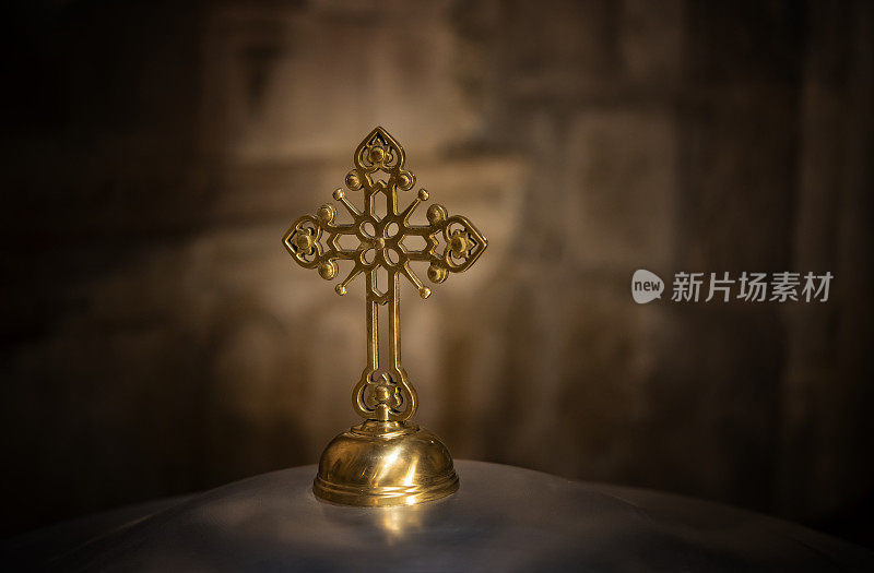 亚美尼亚:象征亚美尼亚东正教的金属十字架